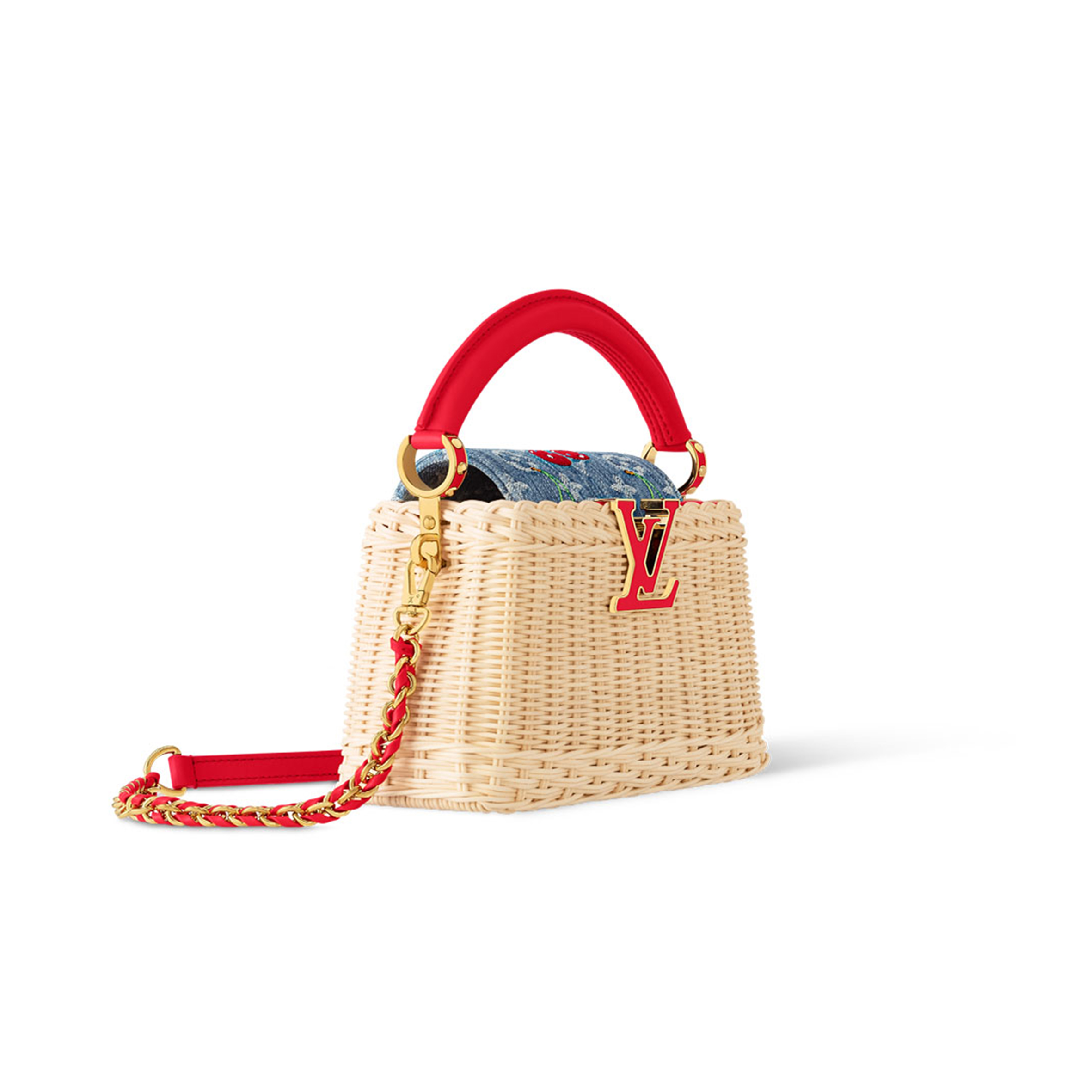 LOUIS VUITTON MURAKAMI LV X TM CAPUCINES BB M14295 (27*18*9cm)